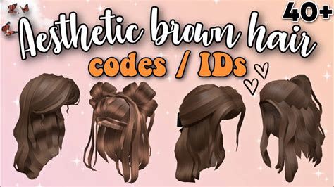 40 Aesthetic Brown Hair Codes Ids For Brookhaven And Bloxburg Girls