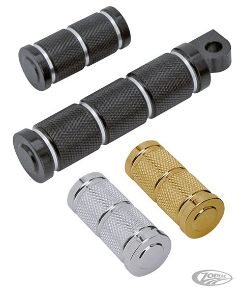 Retro Style Knurled Billet Aluminum Foot And Shifter P