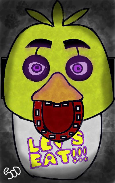 Chica Five Nights At Freddys ← A Horror Speedpaint Drawing By