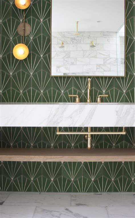 Dyke And Dean Homewares Lighting Interiors Art Deco Bathroom Tile