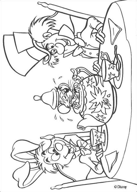 Looking for flower coloring page, download hard flower coloring pages in high resolution for free. Alice In Wonderland Tea Party Coloring Pages - Coloring Home