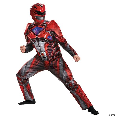 Mens Muscle Red Power Ranger™ Costume Oriental Trading