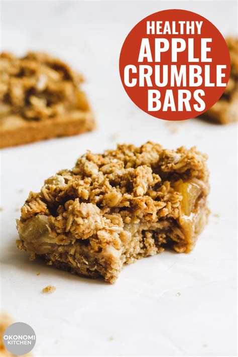These Healthy Apple Crumble Bars Have A Delicious Oat Crust And Crumb