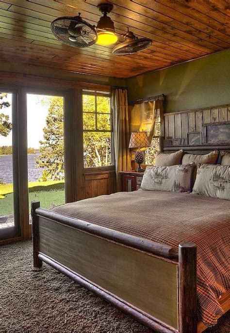 44 Modern Lake House Bedroom Ideas Rustic Master