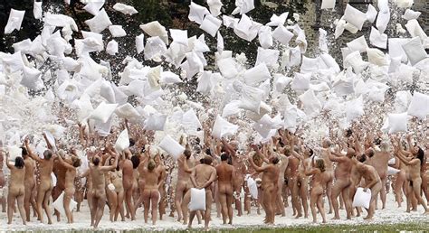 Hastings Residents Go Naked For US Photographer Spencer Tunick