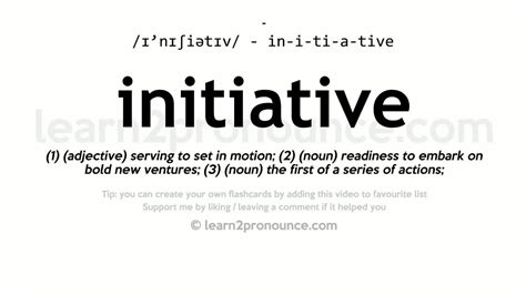 Initiative definition › what does initiative mean in the workplace › key initiatives means initiative definition in thegerman definition dictionary from reverso, initiative meaning, see. Initiative pronunciation and definition - YouTube