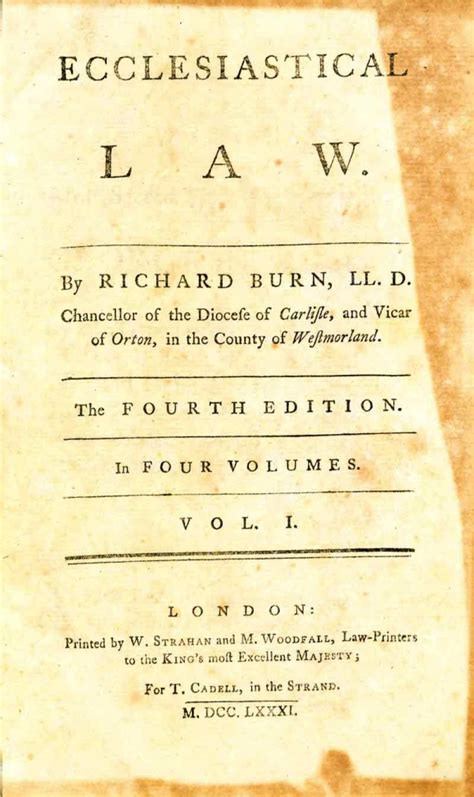 Ecclesiastical Law Wythepedia The George Wythe Encyclopedia