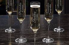 champagne flutes wedding glasses personalized party set unique everyone will custom homewetbar