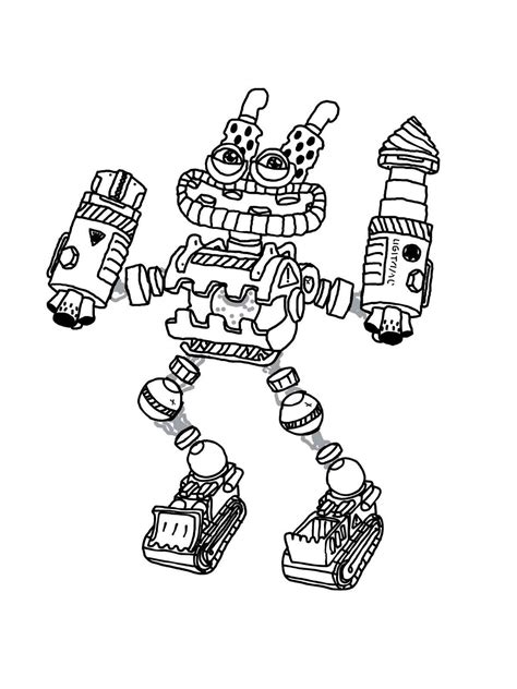 Wubbox My Singing Monsters Coloring Pages Singing Monsters Ideas | My