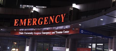 9 Facts About Emergency Care Duke Health