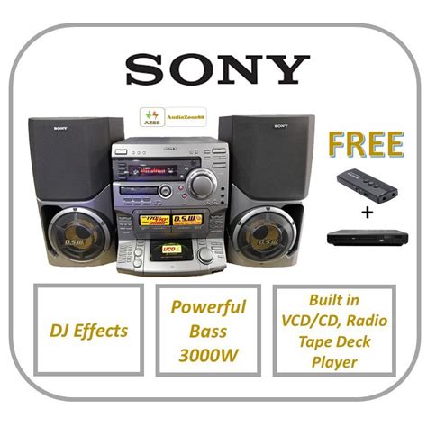 Sony Compact Hifi Stereo System Lbt Vr50 Foc Dvd Player And Bluetooth