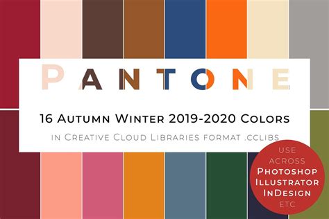 16 Pantone Aw 2019 20 Palette Color Trends Fashion Pantone Color Trends