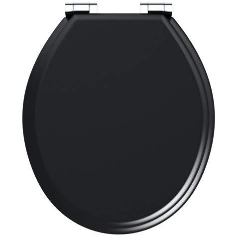 Universal Matte Black Soft Close Toilet Seat