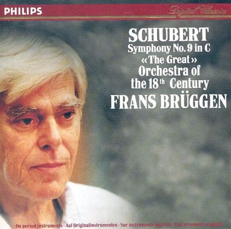 Classic Cd Frans Brüggen Orchestra Of The Eighteenth Century Schubert