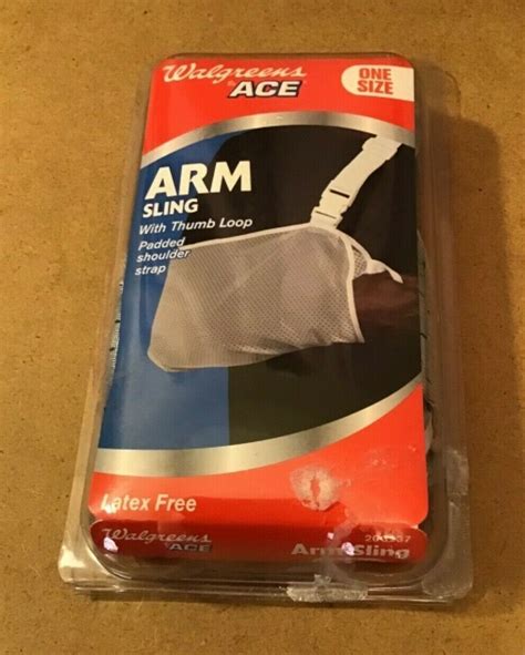 Walgreensarm Sling Wthumb Loopadjustablepadded Shoulder1 Sizeleft