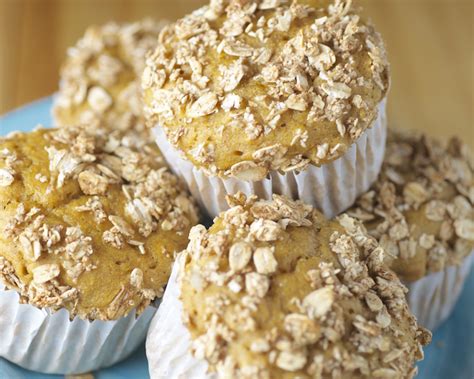 Granola Topped Pumpkin Maple Muffins Feasting On Fruit