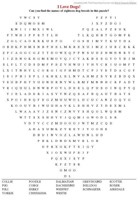 Word Search Puzzle Generator Word Search Puzzle Generator Sophie