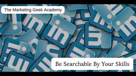 Be Searchable By Your Skills Youtube