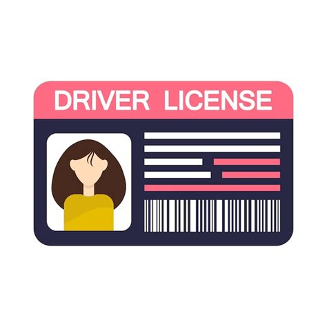 Premium Vector Drivers License Icon Plastic Card Mockup Document