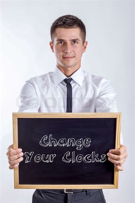 Change Your Clocks Stock Image Colourbox