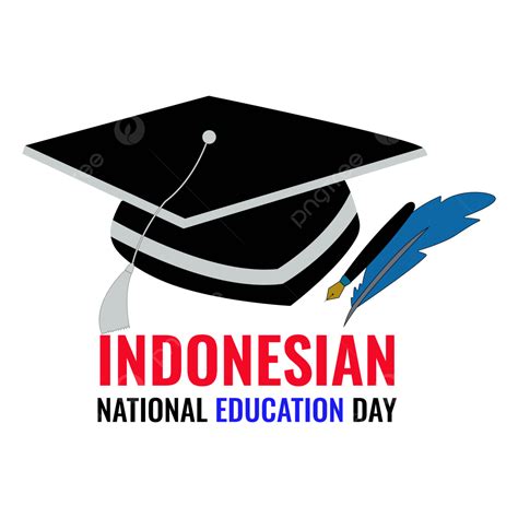 Gambar Desain Vektor Hari Pendidikan Nasional Indonesia Dengan Pena