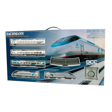 Bachman Trains Amtrak Acela Dcc Equipped Ready To Run Electric Train