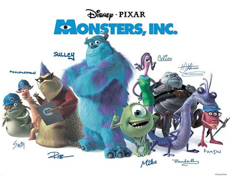 Monstersinc Cast Disney Pixar Movies Monsters Inc Characters