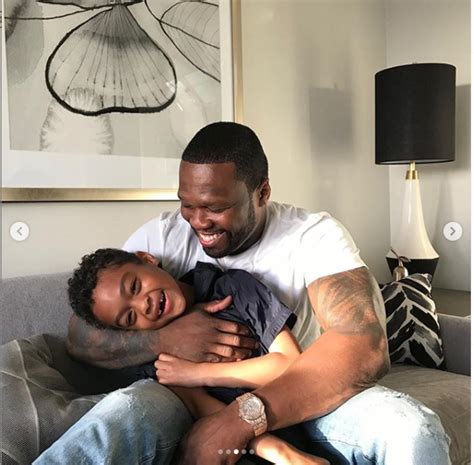 Daddy Duties Rapper 50 Cent Spends Good Quality Time With His Younger Son Sire Jackson Photos