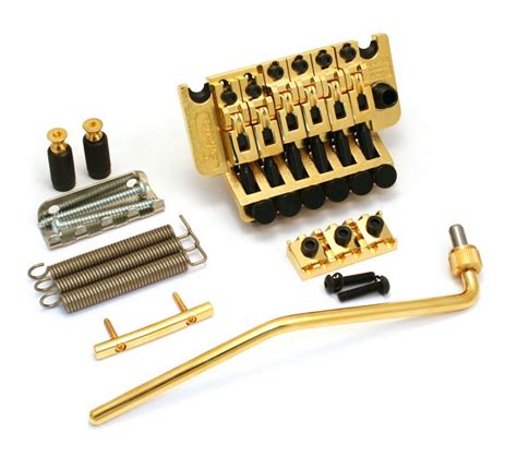 Sb 0290 002 Schaller Gold Floyd Rose Double Locking Tremolo System W Nut