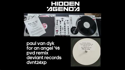 Paul Van Dyk For An Angel Pvd Remix Youtube