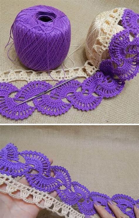 Learn Two Color Lace Crochet Pattern Crochet Lace Pattern Crochet