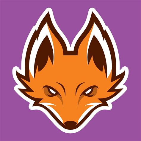 Fox Mascot Logo Design Vector With Modern Illustration Concept Style