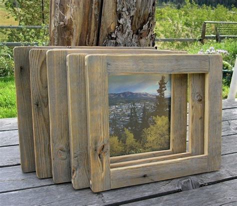 Barnwood Frame 8x10 Handmade From Reclaimed Weathered Wood Etsy