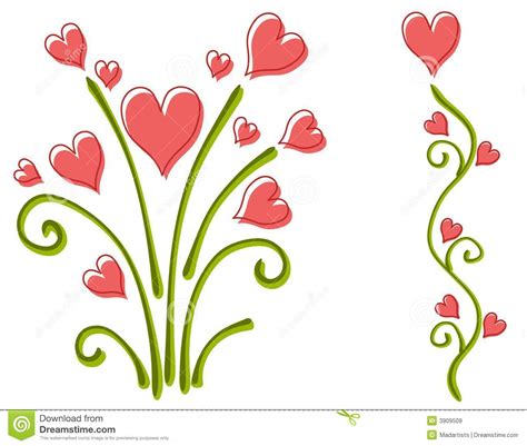Beautiful coloring page with heart and roses. Pink Valentine's Day Heart Flowers Royalty Free Stock Images - Image: 3909509
