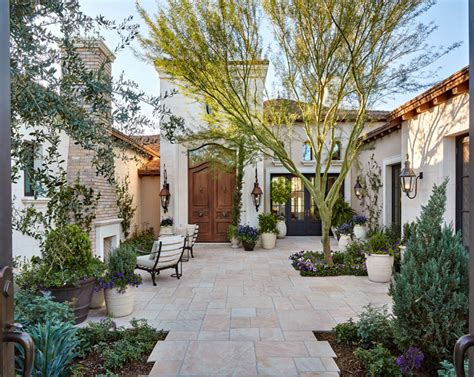 Courtyard Scottsdale Az Spanish Style Homes Spanish Courtyard