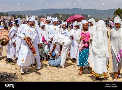 Ethiopian Orthodox Christians Celebrate Timkat Epiphany At The Jan