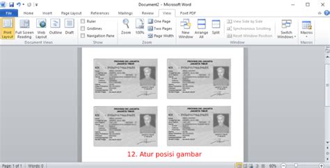 Atur gambar ktp dalam ukuran centimeter, dengan panjang 8.56 cm dan lebar 5.398 cm. √ UKURAN KTP dalam Cm, Mm, Inch di Word & Photoshop ...