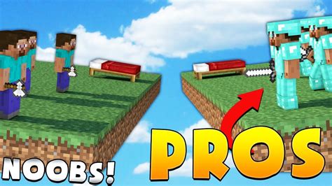 3 Pros Vs 3 Noobs Minecraft Bed Wars Jeromeasf Youtube