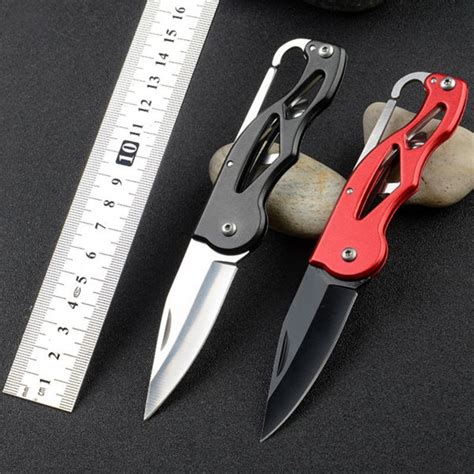 Multifunction Folding Fold Knife Portable Key Ring Camping Mini Peeler