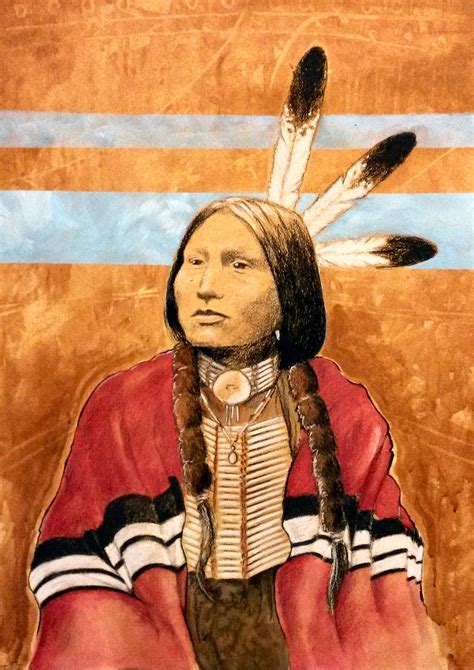Handsome Native American Paintings Native American