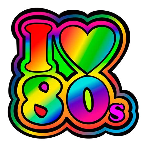 I Love 80s Heart 80s Pop Star Vintage Diva Iron On T Shirt Transfer 6016457 ® Ebay