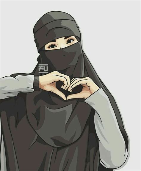Islamic Anime Kartun Gambar Gadis Animasi