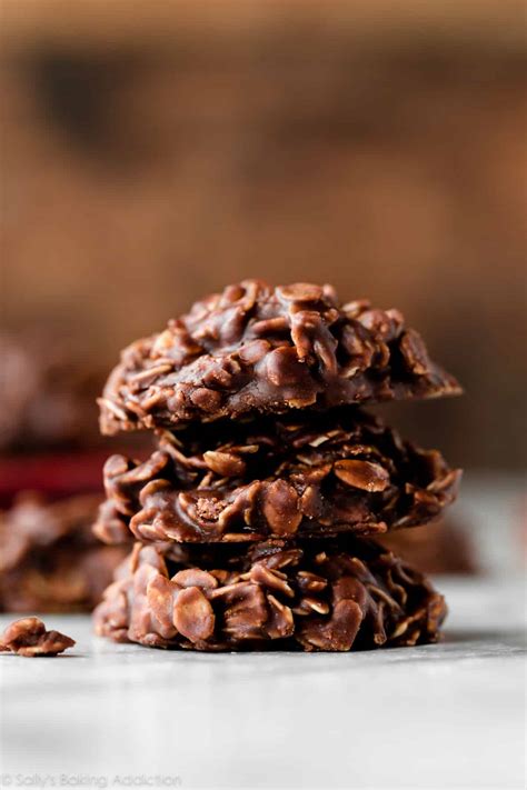 Chocolate Peanut Butter No Bake Cookies Sally S Baking Addiction