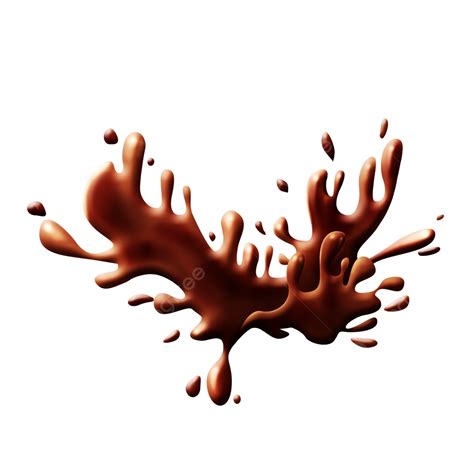 Chocolate Splash Chocolate Art Chocolate Splash 3d Chocolate Png