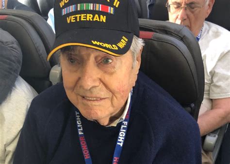 Honored To The End Wwii Veteran From San Diego Dies On Final Leg Of
