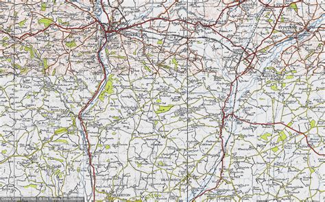Historic Ordnance Survey Map Of East Butterleigh 1946