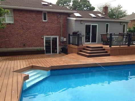 · compare prices · trusted reviews · from the experts 20 x 28 x 5 Feet Tall Pool Deck Stairs and Railing