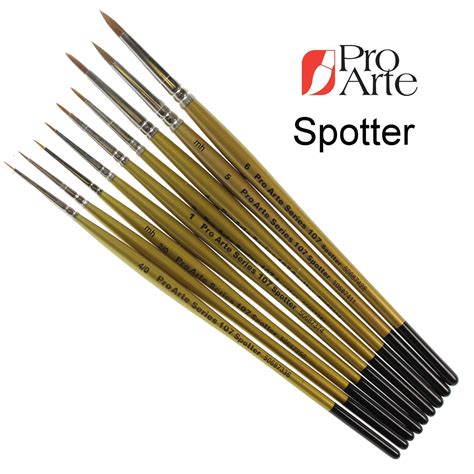 Pro Arte Series 107 Artists Paint Brushes Modelling Brush Spotting
