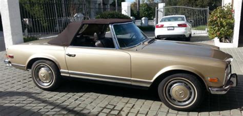 Comes with 23″ wheels and beige interior. Mercedes-Benz SL-Class 1971 Tunis Beige Metallic For Sale. 11304412022103 1971 Mercedes Benz ...