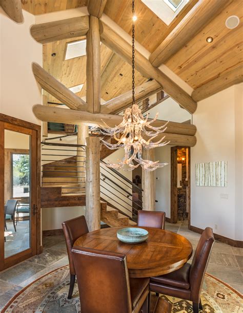 Madeen Interior Design Contemporary Log Home